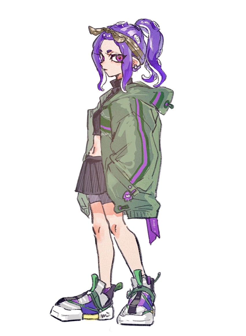 octoling player character and octoling girl (splatoon) drawn by gucandiyi52092