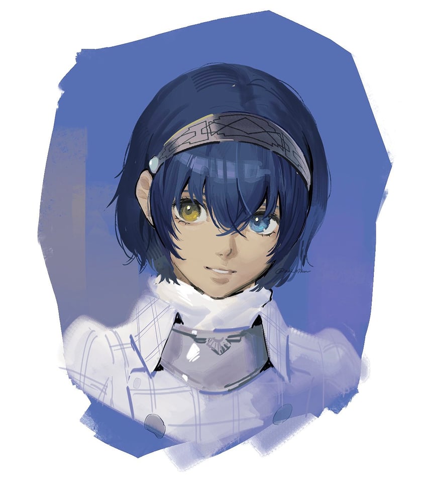 protagonist (metaphor: refantazio) drawn by abi_07km