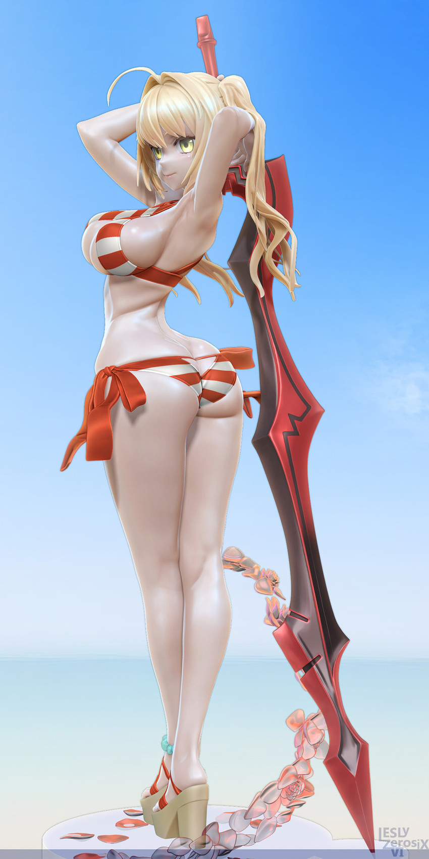 nero claudius (fate and 1 more) drawn by leslyzerosix
