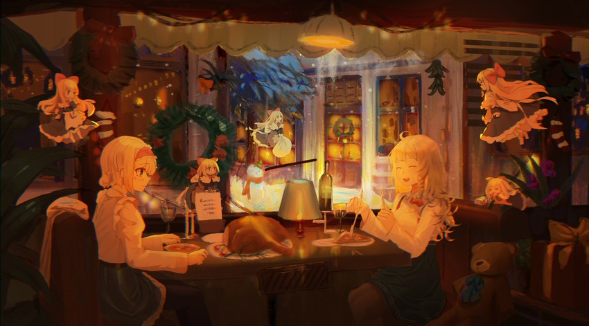 kirisame marisa, alice margatroid, and shanghai doll (touhou) drawn by coria and vinkyfre
