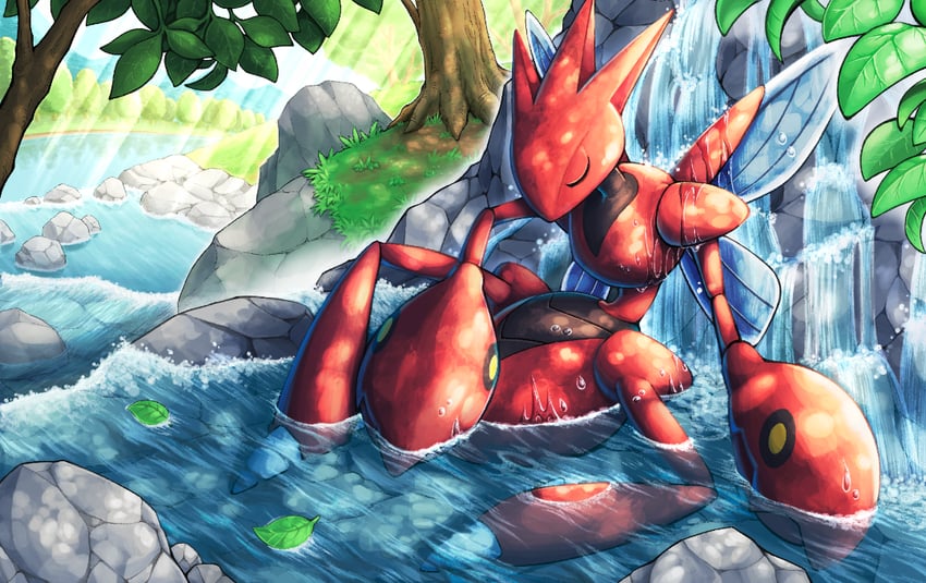 scizor (pokemon and 1 more) drawn by katkichi
