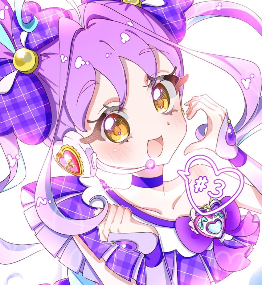 shigure kokoro and cure kyunkyun (precure and 1 more) drawn by mona_(xf7_pml)