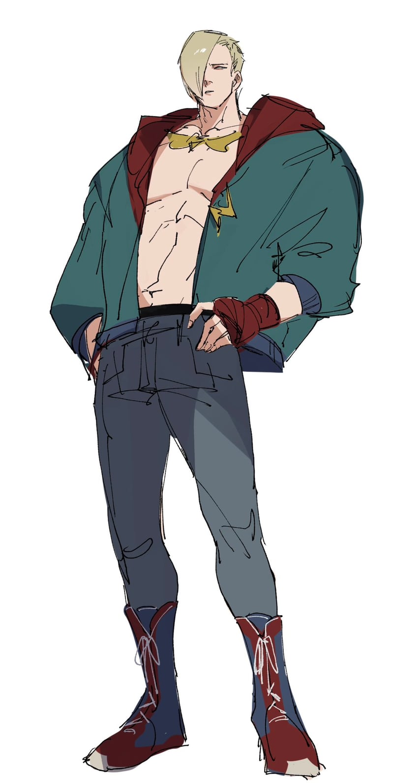 ed (street fighter and 1 more) drawn by arama_same