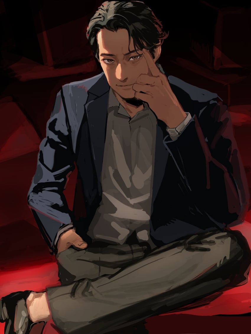 isurugi souichi (kamen rider and 1 more) drawn by ikanyoikanikan