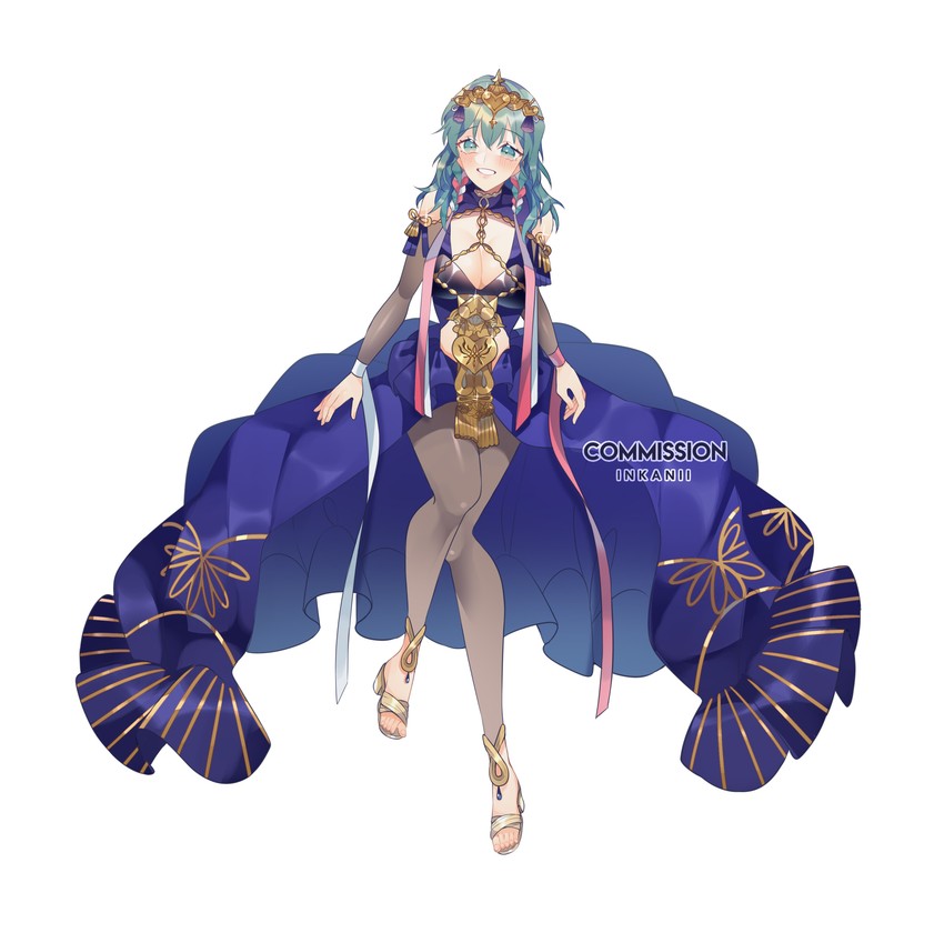 female byleth and sothis (fire emblem and 1 more) drawn by inkanii