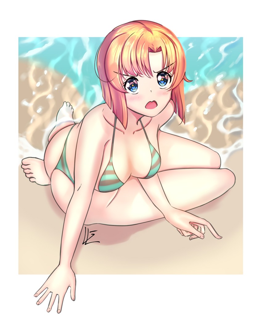 ryuuguu rena (higurashi no naku koro ni) drawn by revvie