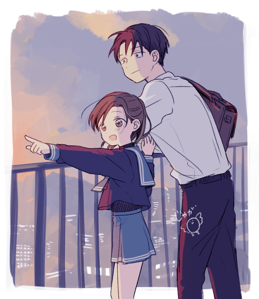 haga ayano and isshiki fumi (koibumi to 13-sai no joyuu) drawn by jaga_rico