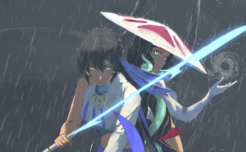 trung trac and trung nhi (fate and 1 more) drawn by paperpillar