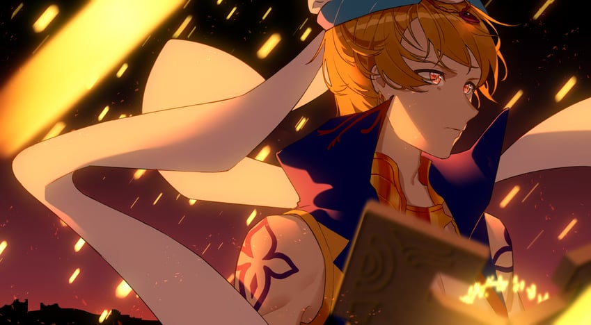 gilgamesh (fate and 1 more) drawn by kirina_zero