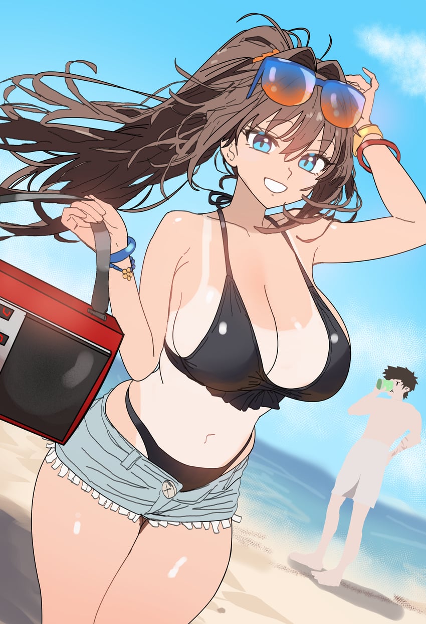 aozaki aoko and shizuki soujuurou (mahou tsukai no yoru) drawn by ebora