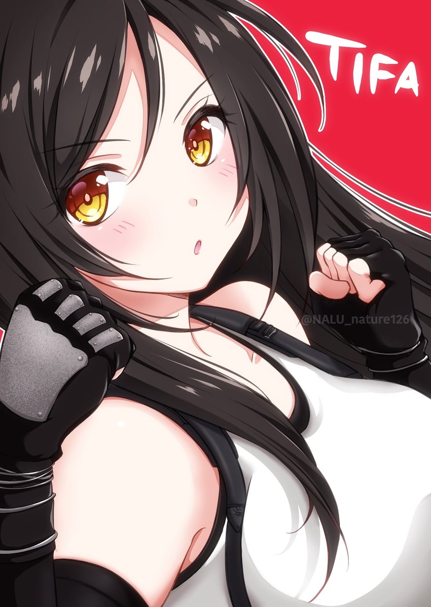 tifa lockhart (final fantasy and 2 more) drawn by nalu