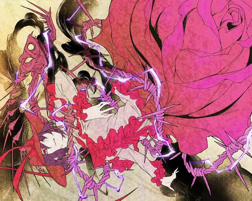 nagae iku (touhou) drawn by ngra