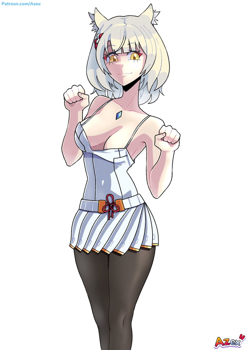 mio (xenoblade chronicles and 1 more) drawn by azex