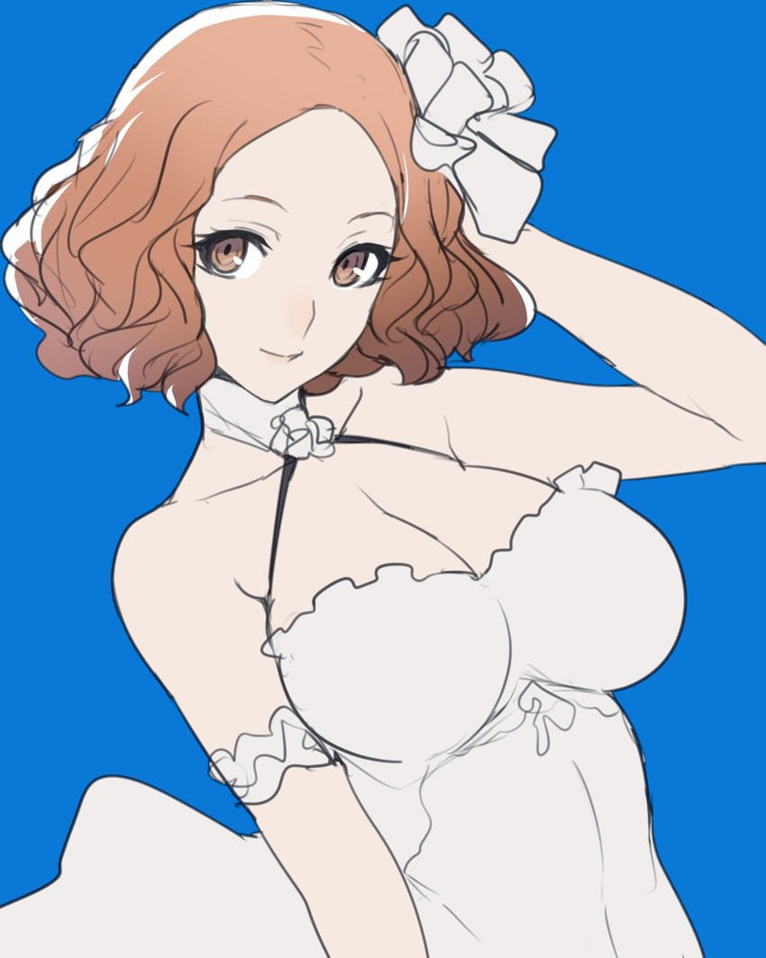 okumura haru (persona and 1 more) drawn by ban!_(bansankan)