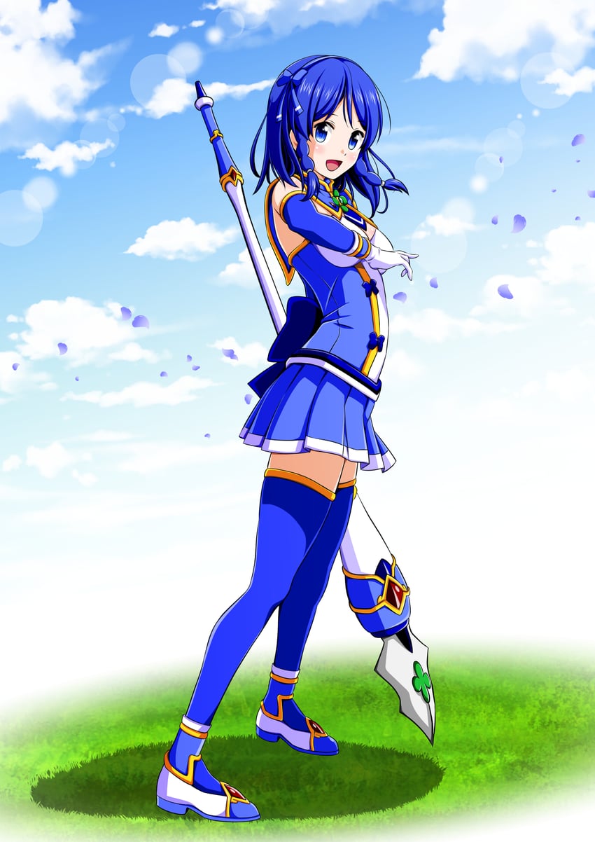 shimono aoi and clover cobalt (original and 1 more) drawn by koeda0111