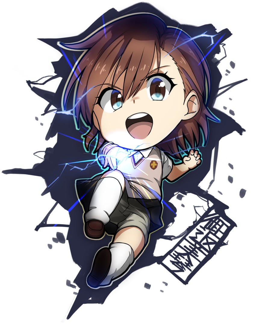 misaka mikoto (toaru majutsu no index and 1 more) drawn by masamuuu