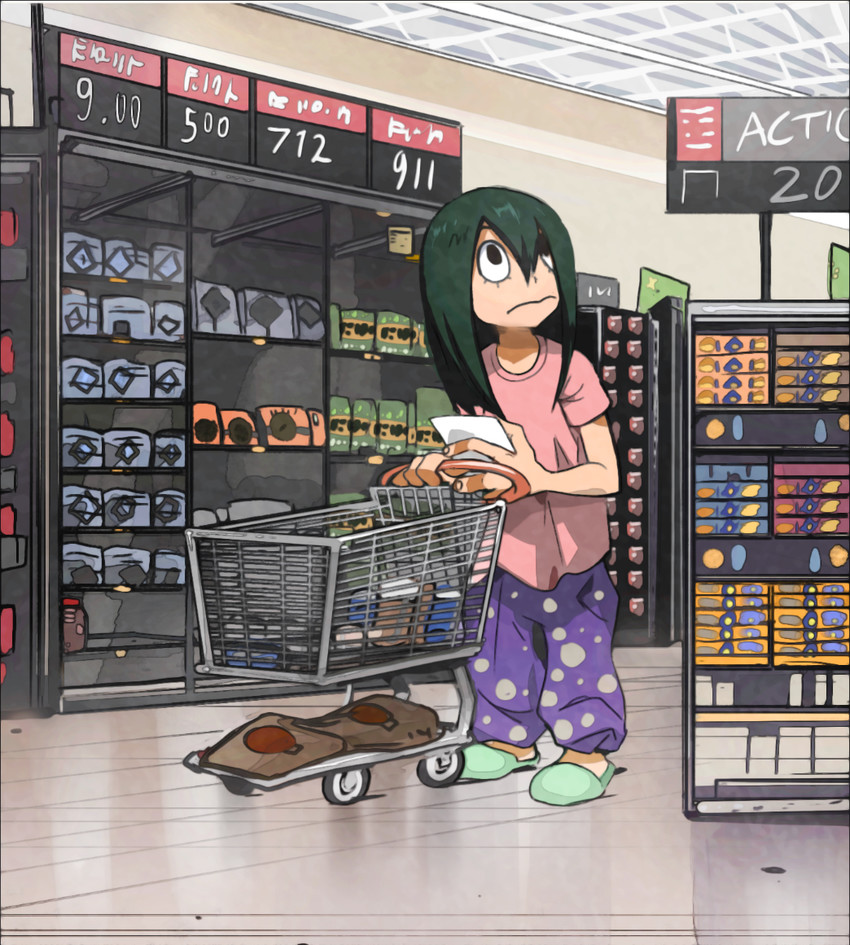 asui tsuyu (boku no hero academia) drawn by phil_dragash