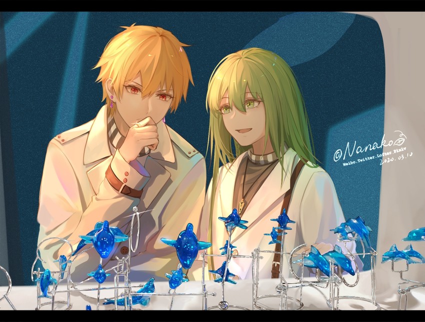 gilgamesh and enkidu (fate and 2 more) drawn by nanako_(user_zcmj5835)