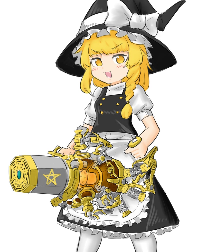 kirisame marisa (touhou and 1 more) drawn by yu_pai_lie_mo_ren