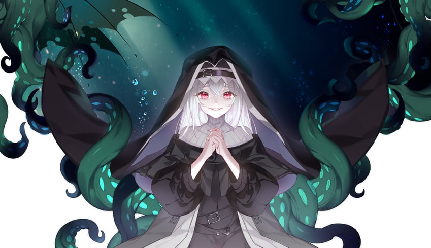 specter (arknights and 1 more) drawn by no.9_yualuodesi_mimitongxinzhong