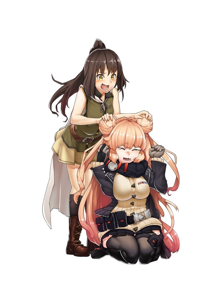 type 63 and hk23 (girls' frontline) drawn by sd_bigpie