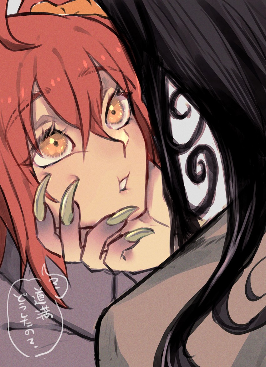 fujimaru ritsuka and ashiya douman (fate and 1 more) drawn by hashira_w