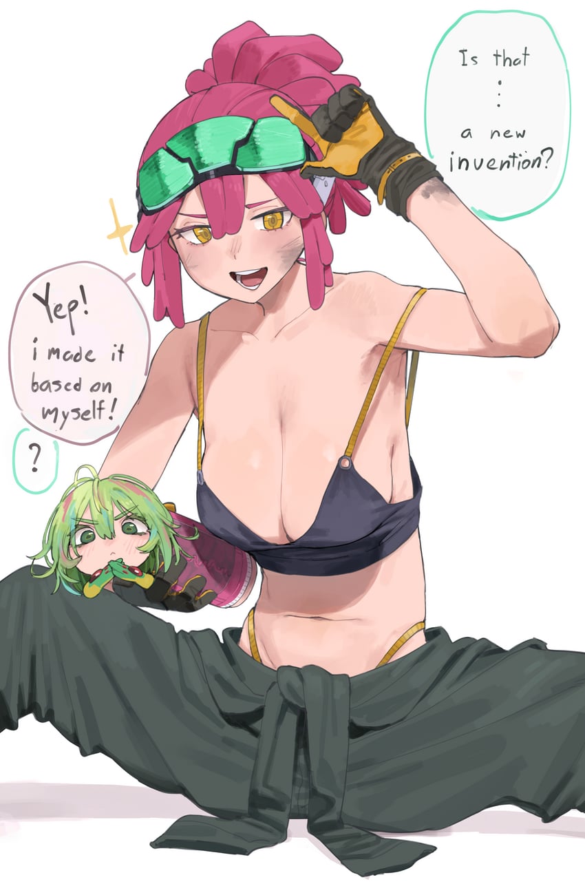 hagakure toru and hatsume mei (boku no hero academia) drawn by lonklink