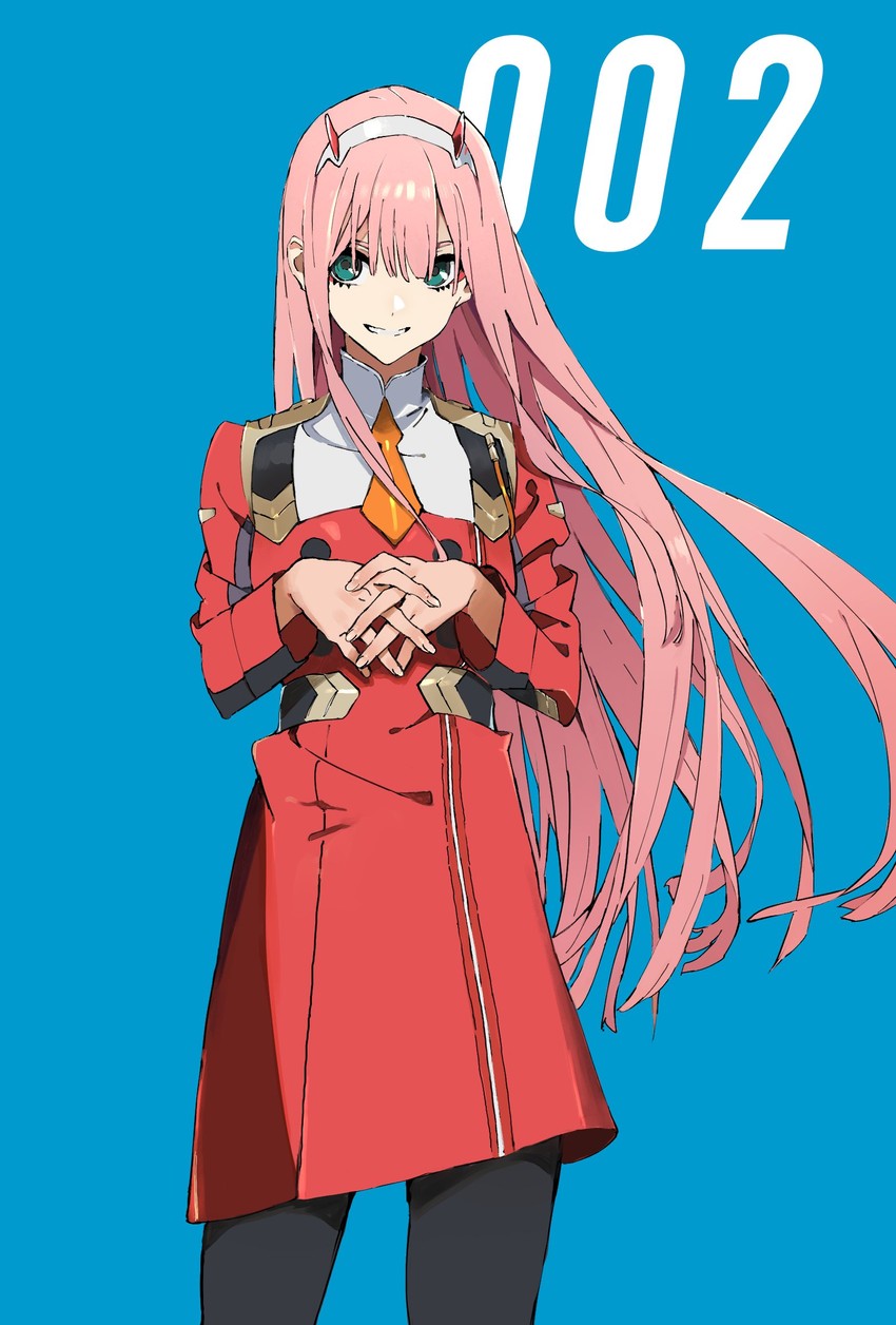 zero two (darling in the franxx) drawn by you_(nanban319)