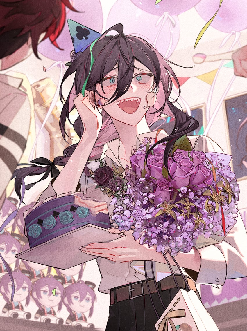 amagi hiiro and ayase mayoi (ensemble stars!) drawn by anight