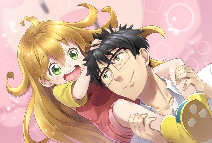 inuzuka tsumugi and inuzuka kouhei (amaama to inazuma) drawn by tokumaro