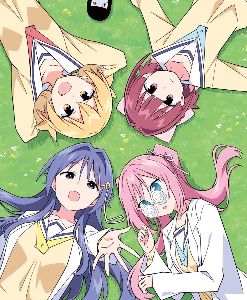 oohara kotone, ninomiya suzu, kanda chiaki, and hiratsuka nonoka (atsumare! fushigi kenkyuubu) drawn by anbe_masahiro