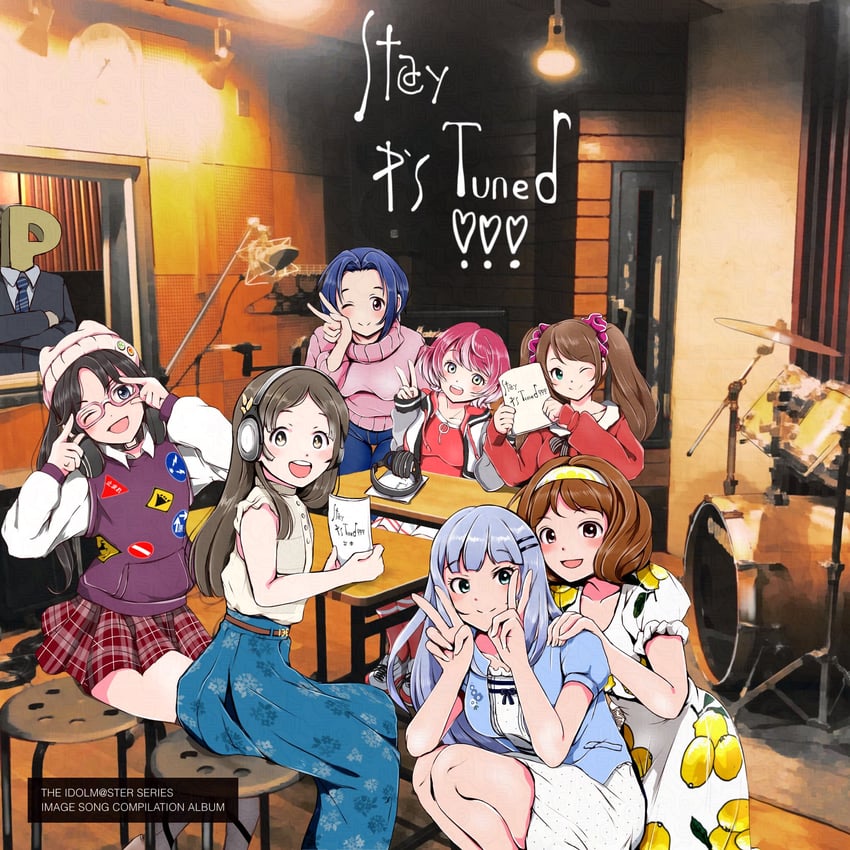 producer, miura azusa, p-head producer, mitsumine yuika, shiraishi tsumugi, and 4 more (idolmaster and 6 more) drawn by monsiurbeat2