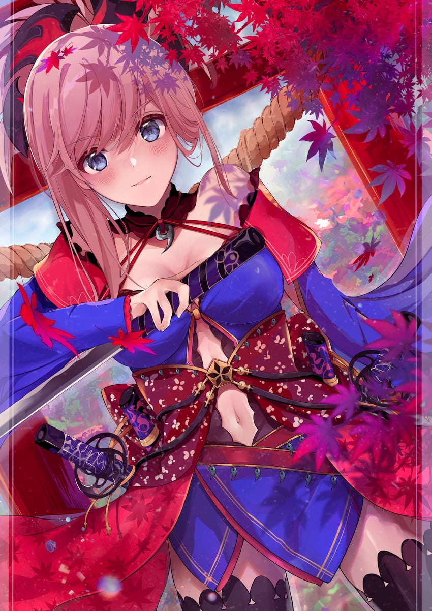 miyamoto musashi (fate and 1 more) drawn by xx_white_xx