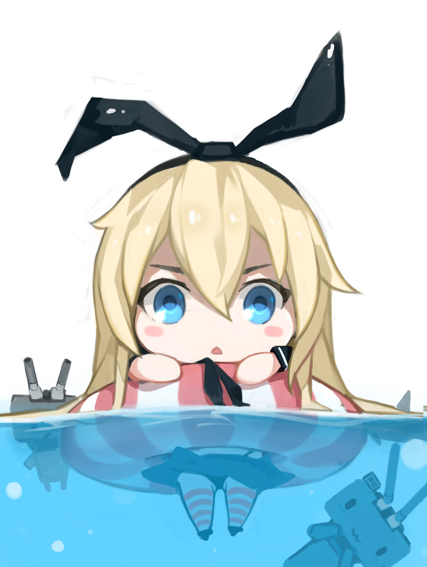 shimakaze and rensouhou-chan (kantai collection) drawn by nero_(nilu)