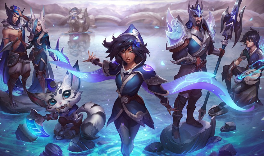 ezreal, xayah, taliyah, rakan, jarvan iv, and 7 more (league of legends)