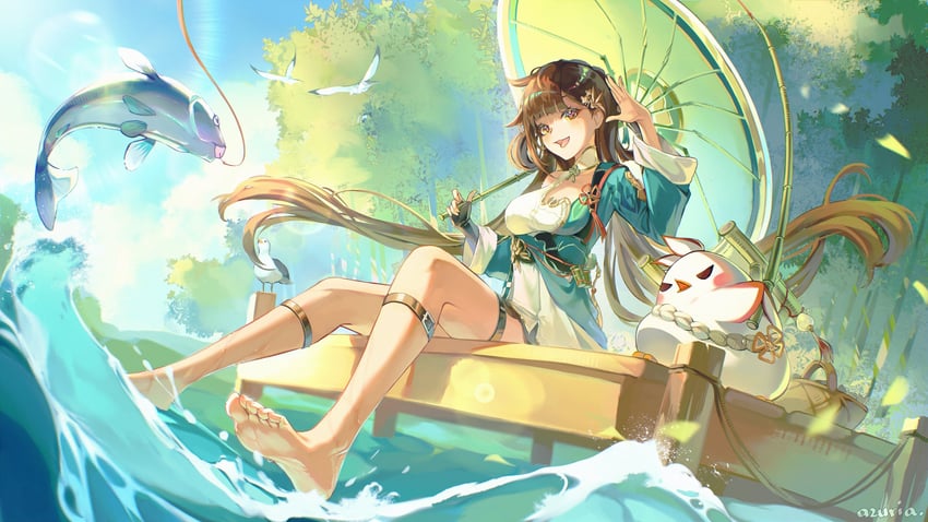 jingwei and li sushang (honkai and 1 more) drawn by azuria03
