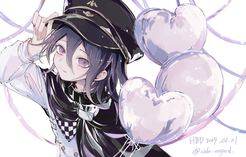 oma kokichi (danganronpa and 1 more) drawn by haizai_(cide_erised)