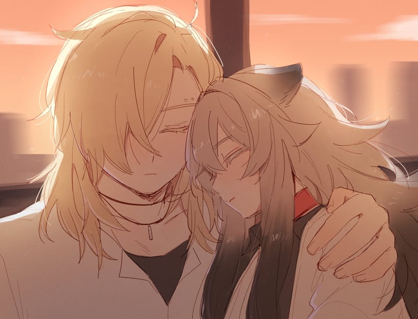 whitney and shoya (original and 1 more) drawn by kai_(drakkai10)