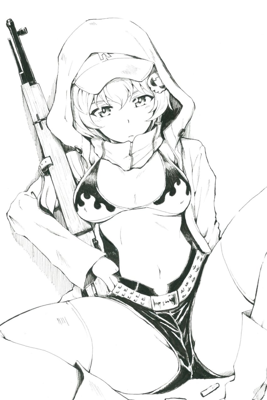 yoko littner and youko (girls und panzer and 1 more) drawn by sawamin