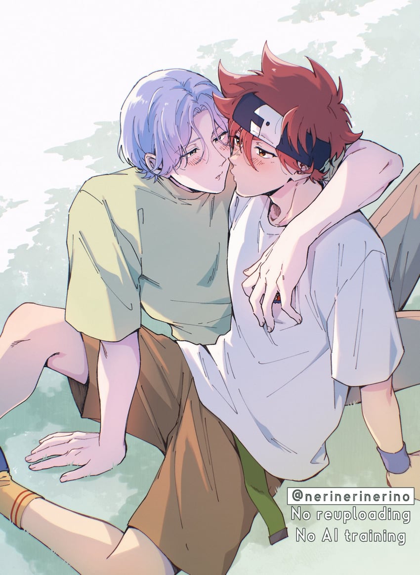 kyan reki and hasegawa langa (sk8 the infinity) drawn by nerinerinerino