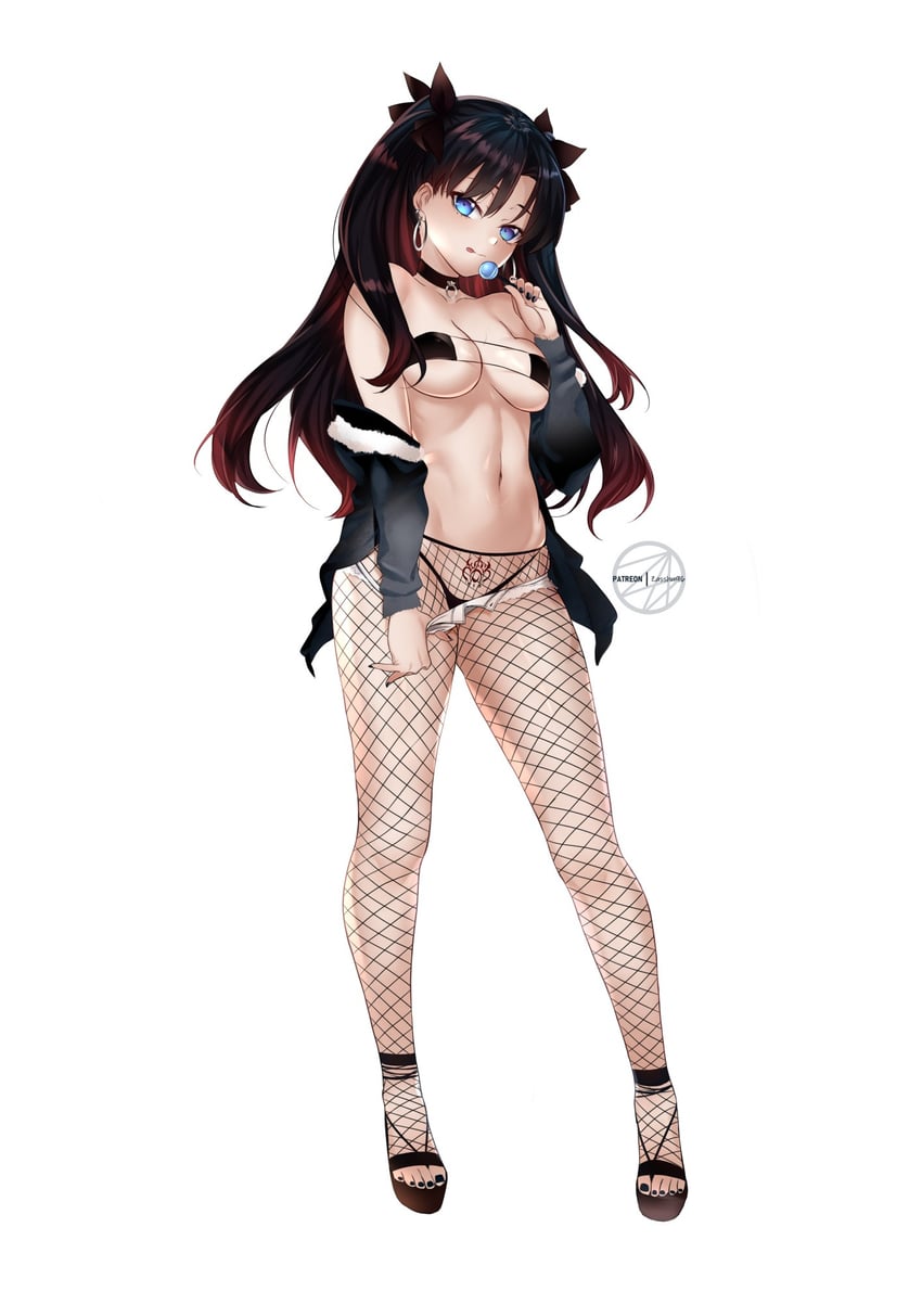 tohsaka rin (fate and 1 more) drawn by zasshu