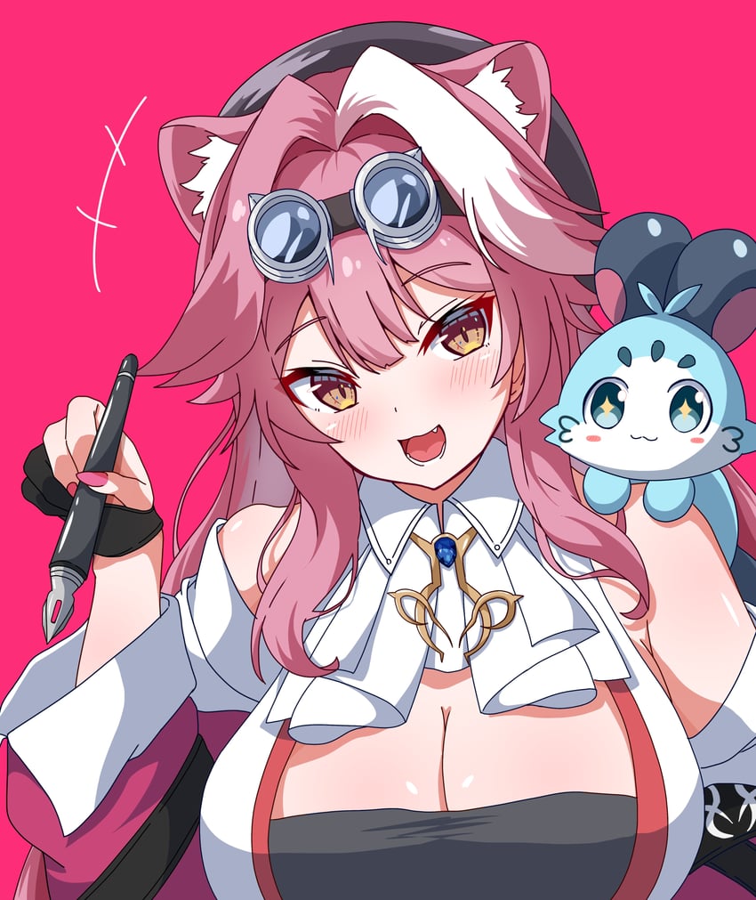 raora panthera and chattino (hololive and 1 more) drawn by ekaki_mato