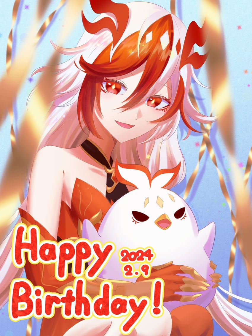 fu hua and jingwei (honkai and 1 more) drawn by oiwaikuma_m