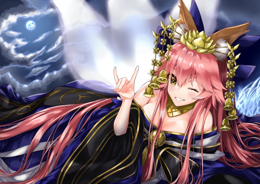 tamamo and tamamo no mae (fate and 2 more) drawn by yu_sa1126