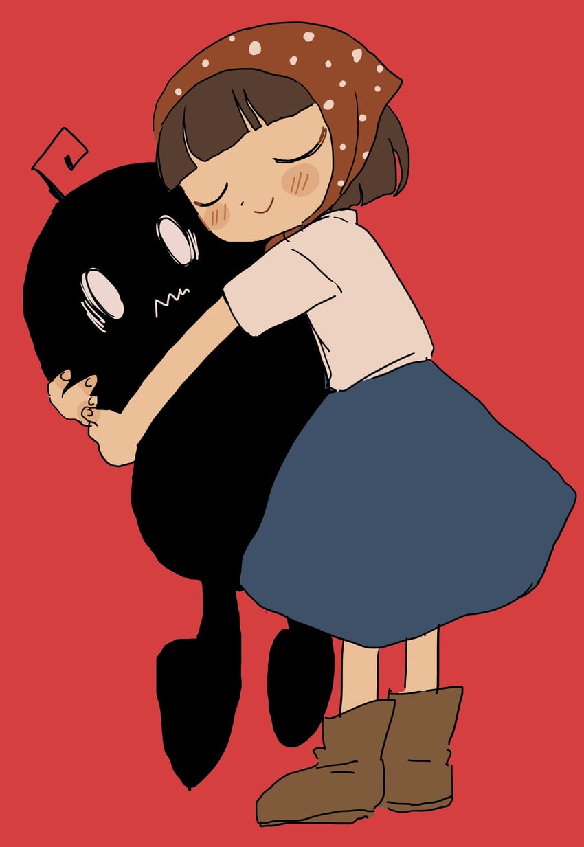 player character and krobus (stardew valley) drawn by ikuta_semi