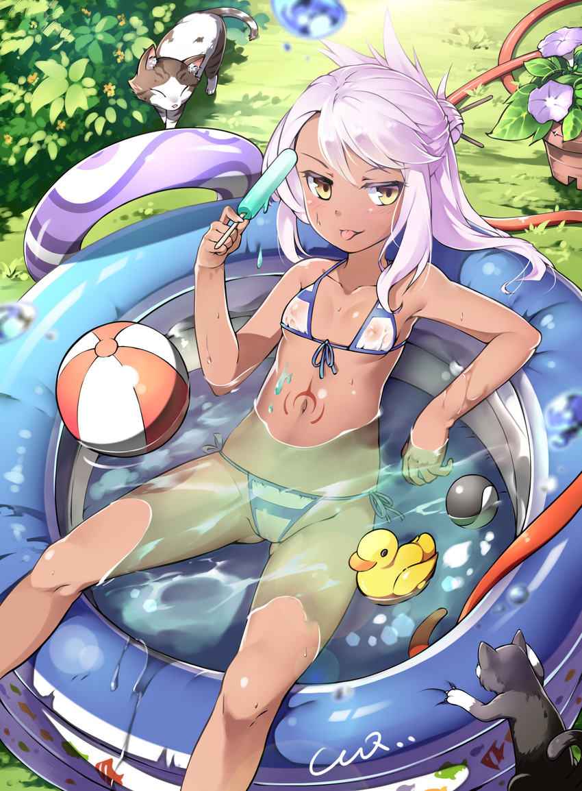chloe von einzbern (fate and 1 more) drawn by ccq