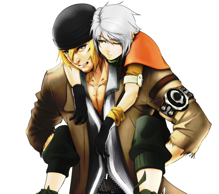 hope estheim and snow villiers (final fantasy and 1 more) drawn by system-h