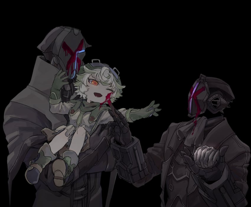 bondrewd, prushka, and gueira (made in abyss) drawn by akamtvahosi
