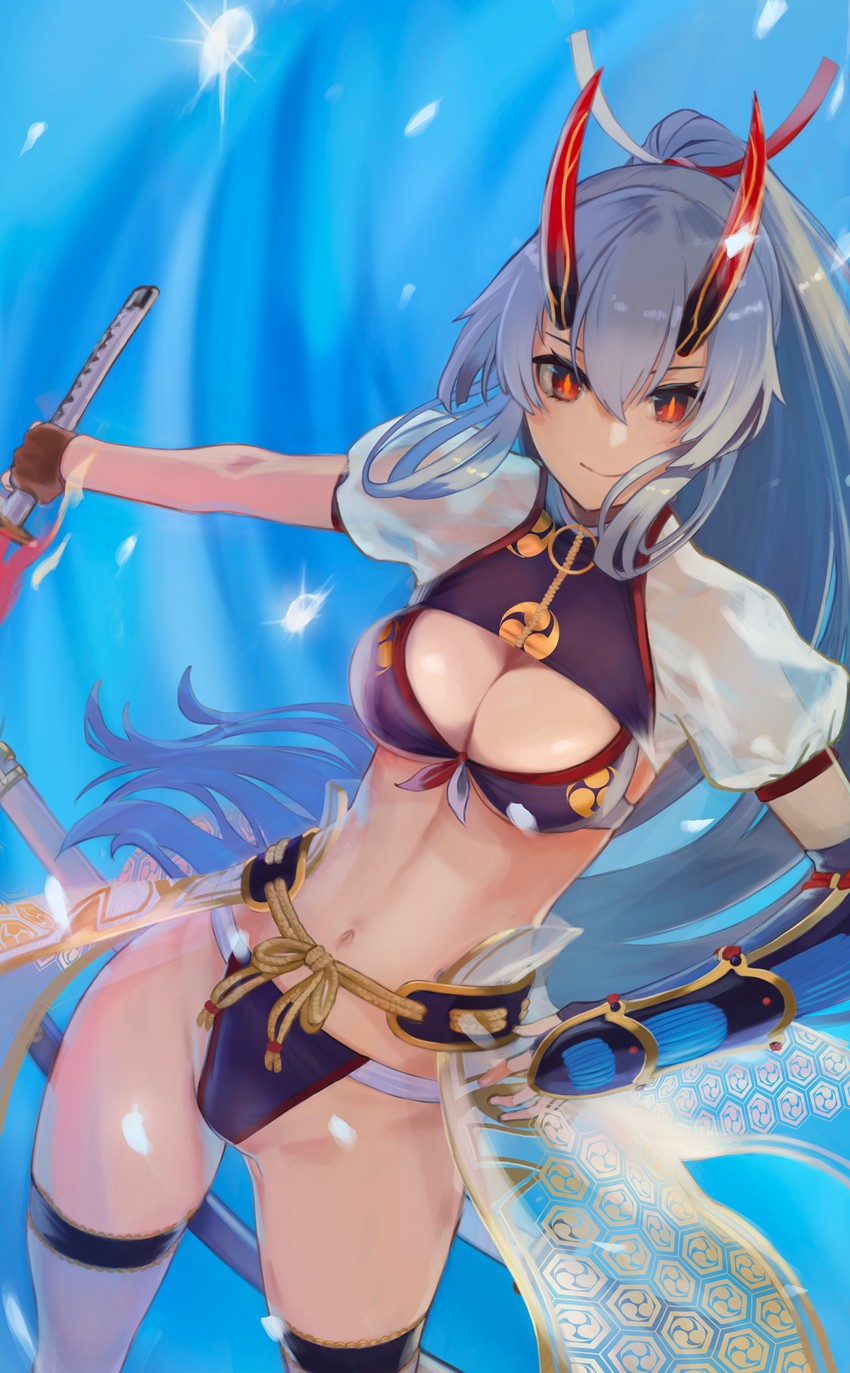 tomoe gozen (fate and 1 more) drawn by ev_(dai00888)
