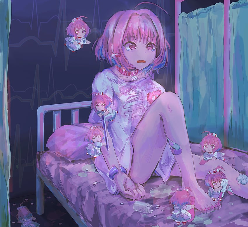 yumemi riamu (idolmaster and 1 more) drawn by mottana